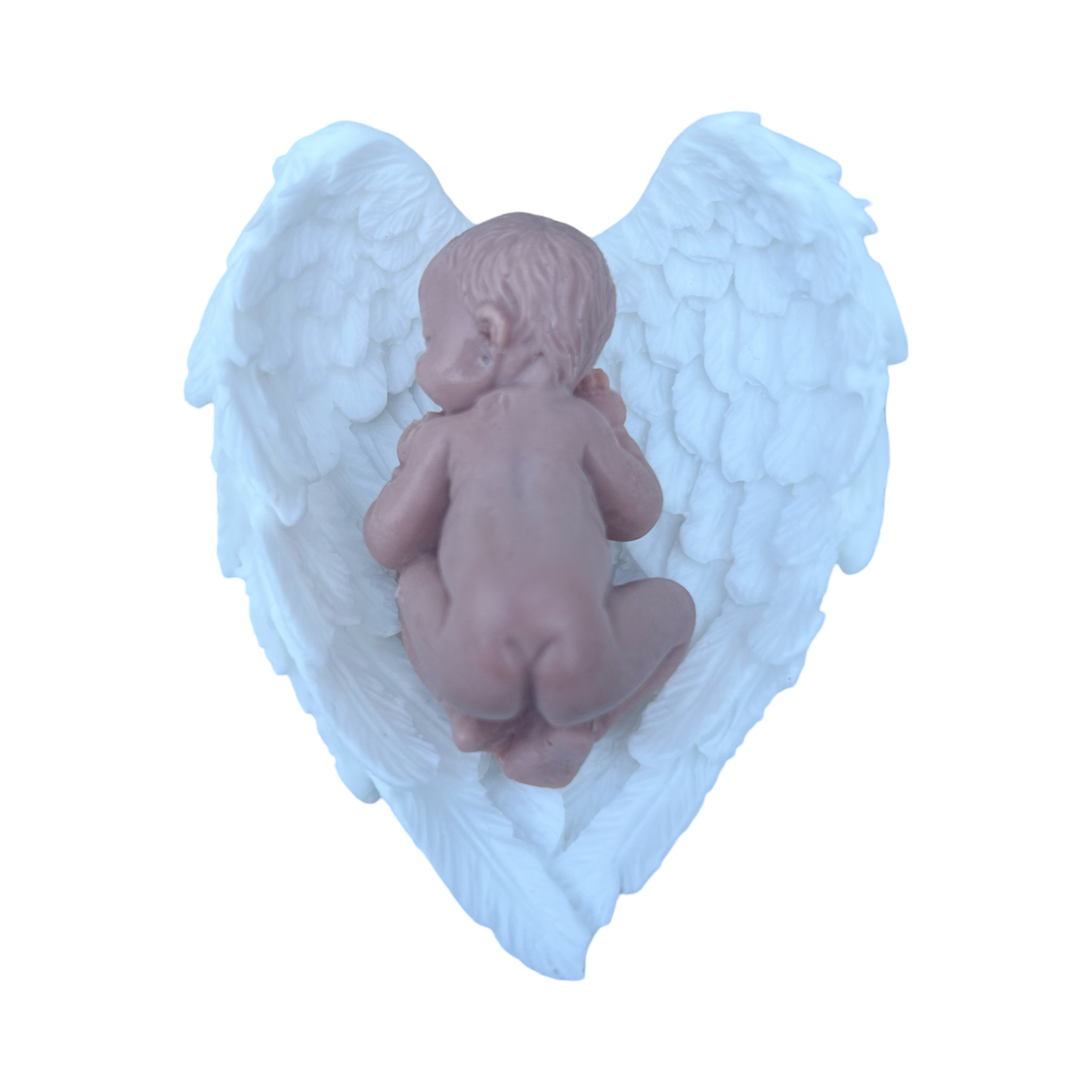wings with newborn baby soap