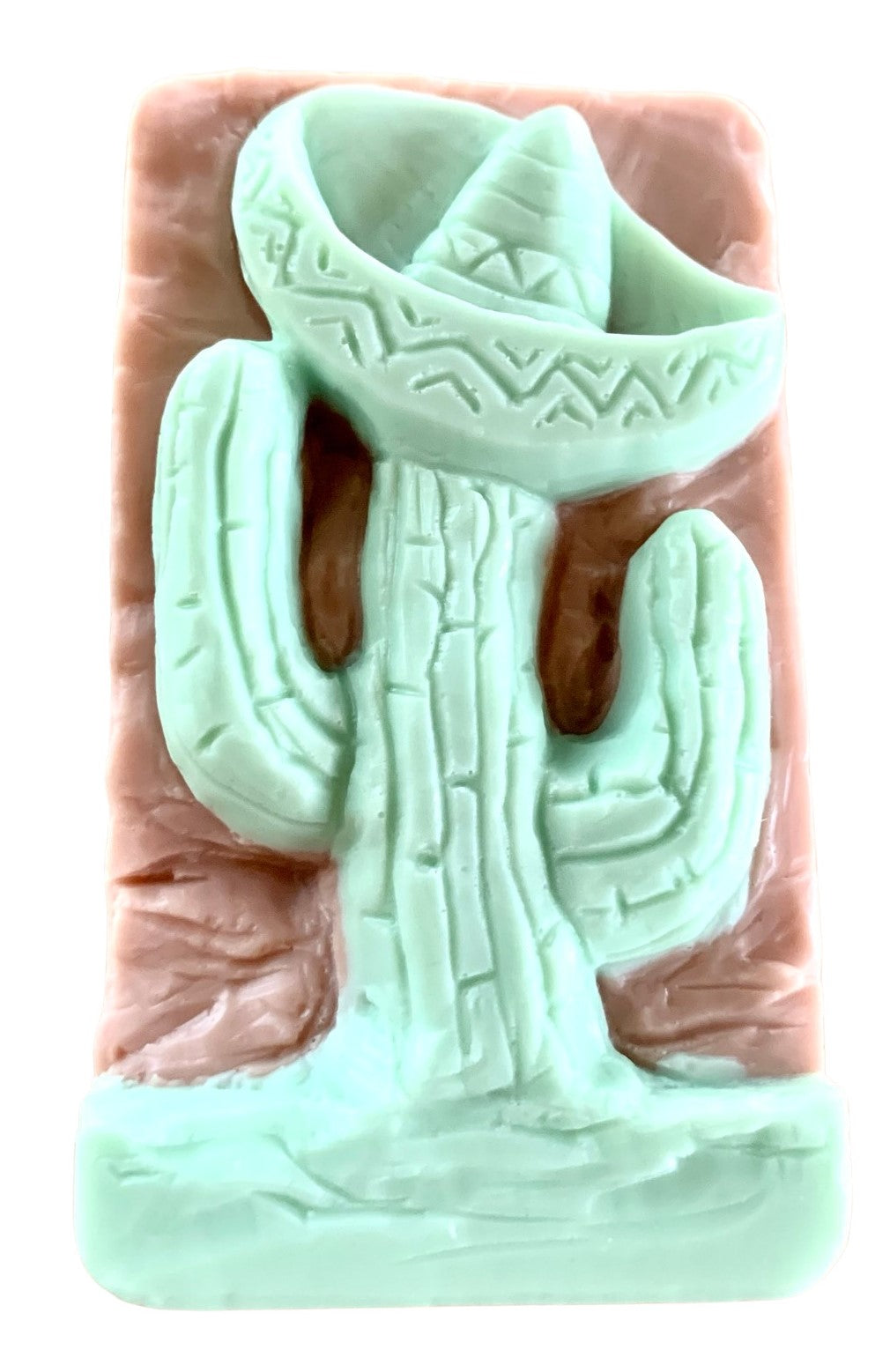 succulent shaped soap 3D Cactus Bar of Soap Cactus and Sea Salt