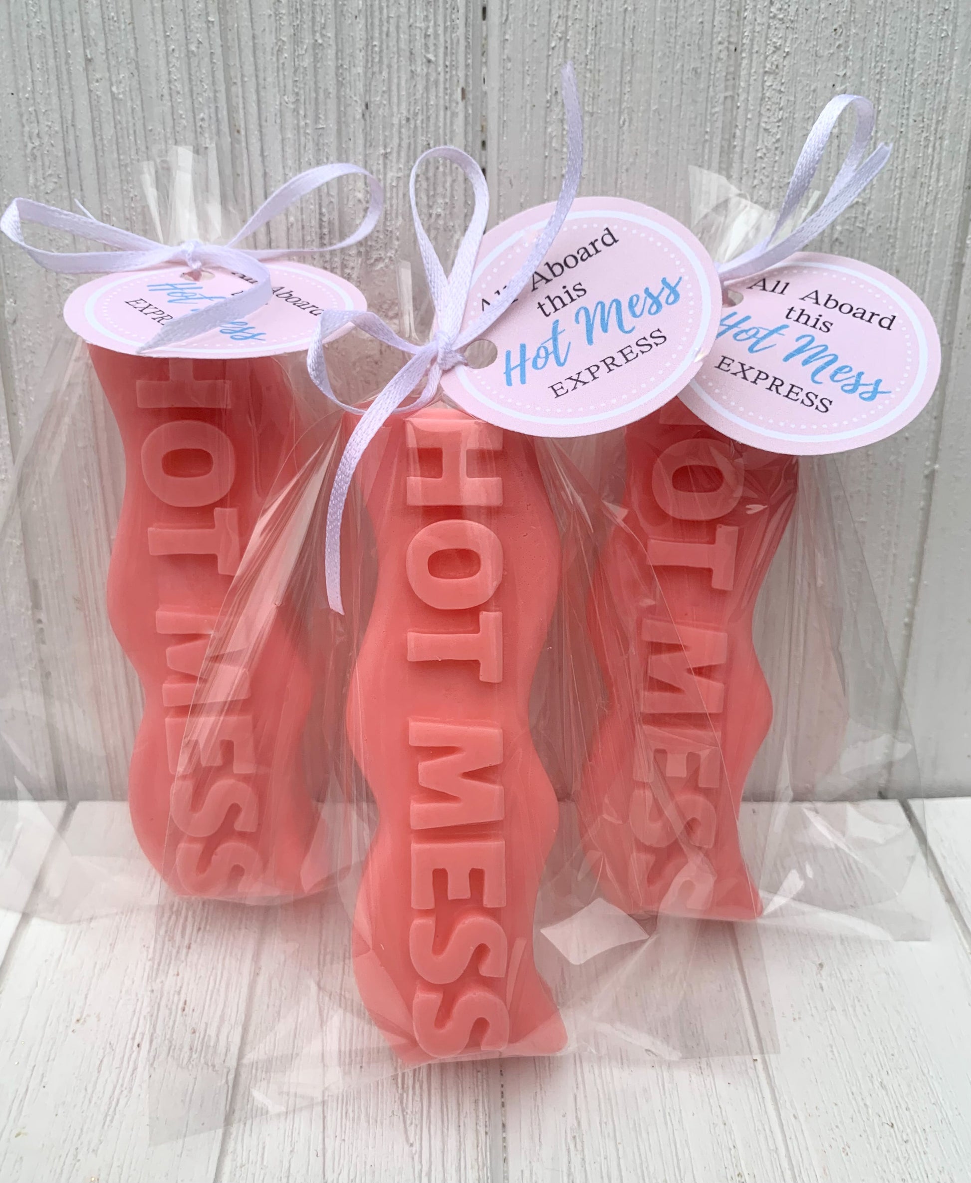 Hot mess themed bar of soap