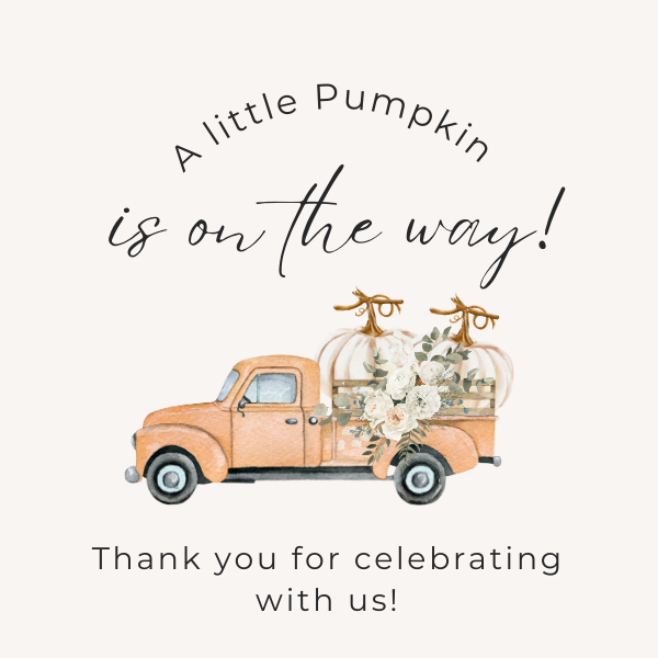Pumpkin Cardstock Tag