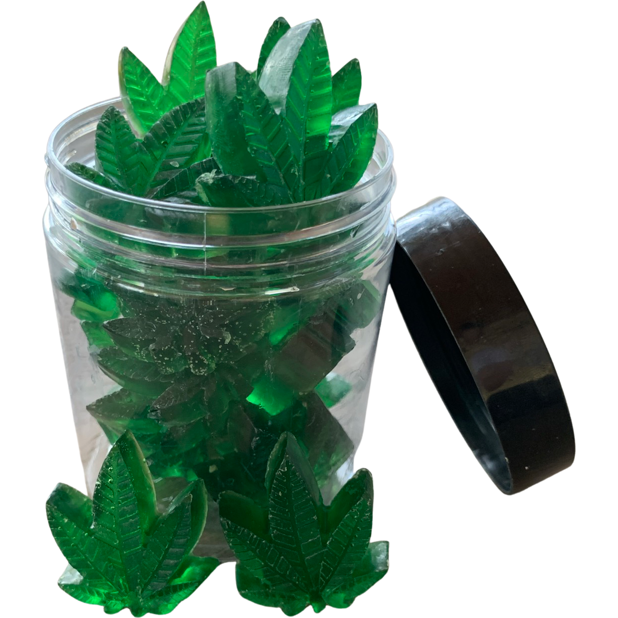 Pot leaf themed soaps