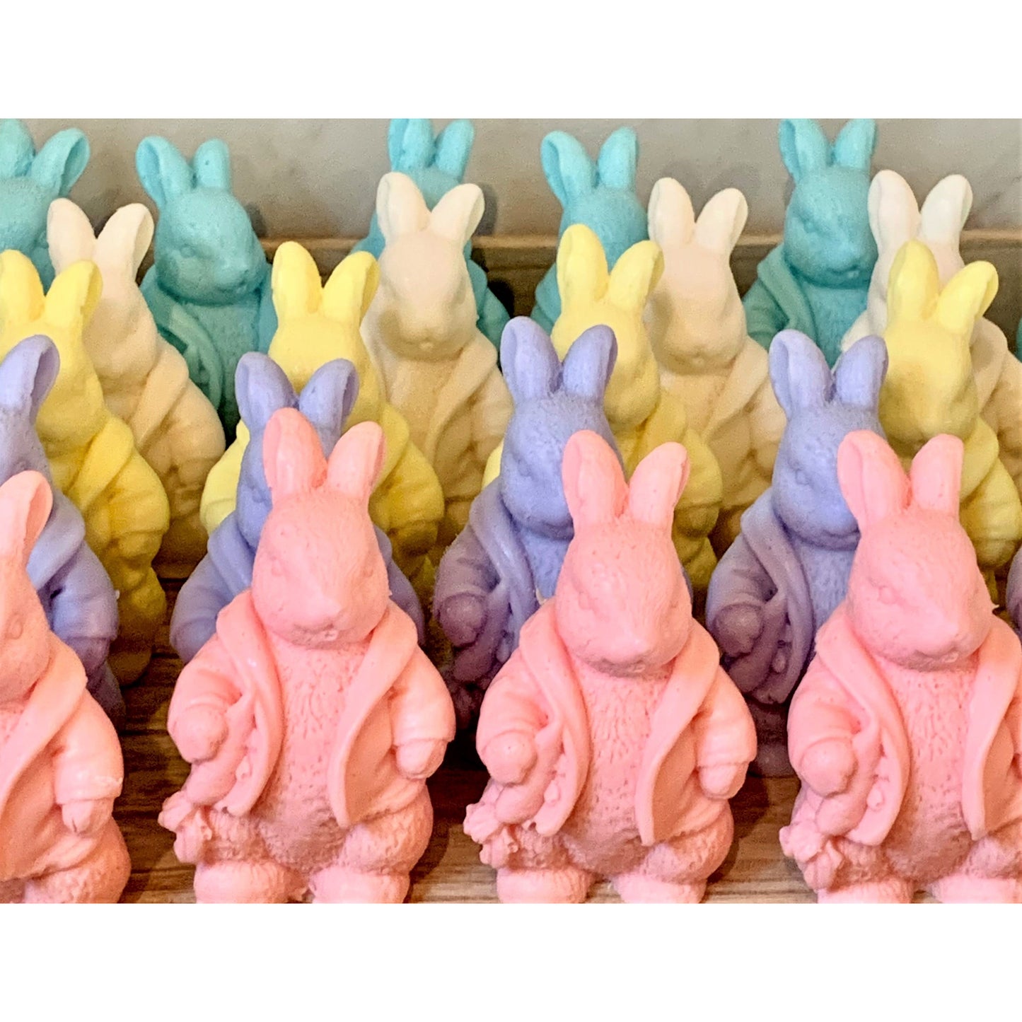3D Rabbit Soap:  Easter themed soaps