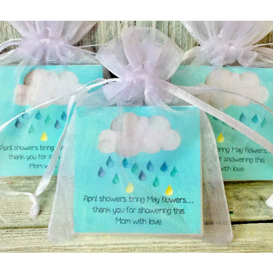 Rainbow Favor Cloud Stars Baptism Favors Baby Shower 