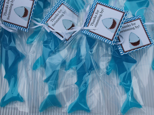 10 Shark Soap Party Favors