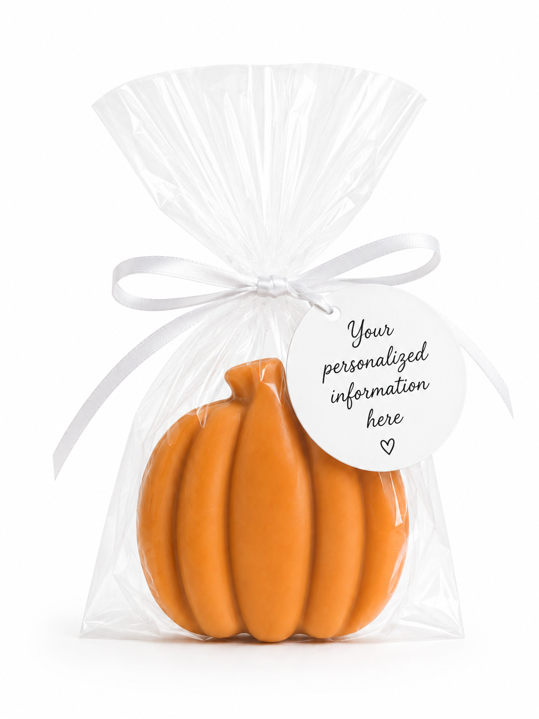 Pumpkin Soap Party Favors –Personalized White Label Fall Novelty Gift | Set of 10
