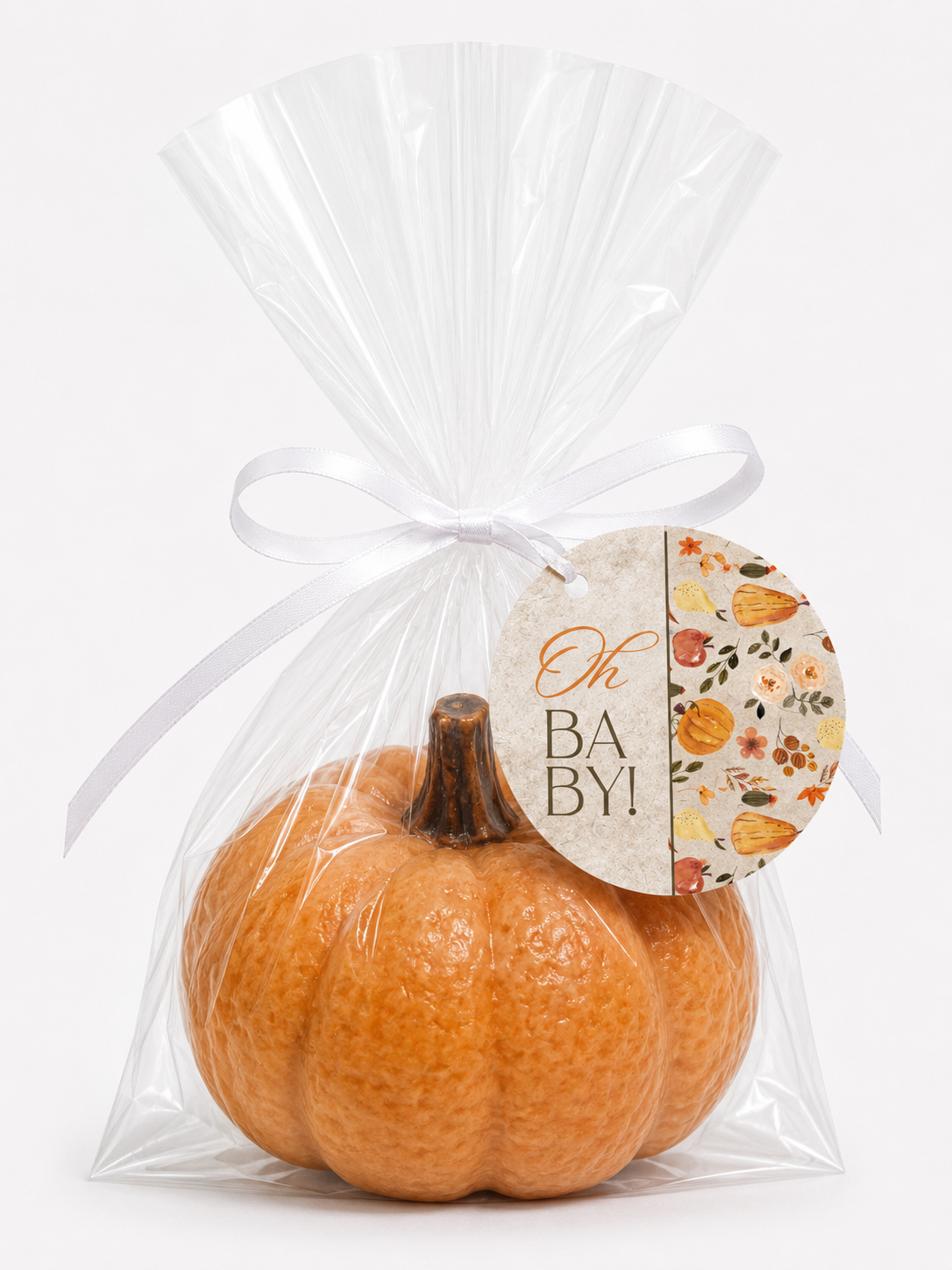 Pumpkin Soap Baby Shower Favors – “Oh Baby” Fall Party Favors | Set of 10