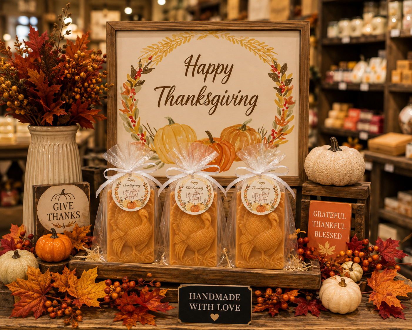 Turkey Soap – Handmade Novelty Turkey Soap & Unique Thanksgiving Gift