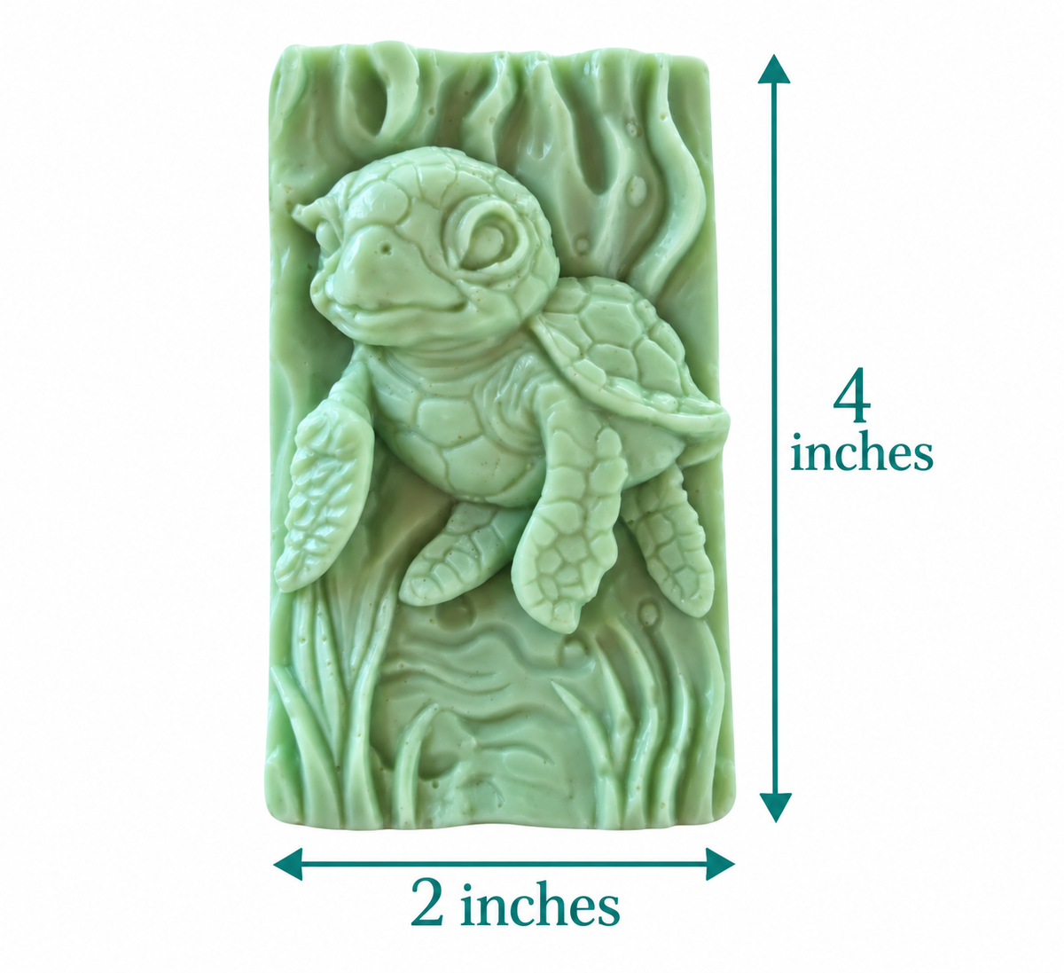 Sea Turtle Bar of Soap | Handcrafted Artisian Soap |Turtle and Ocean theme | Novelty Gift
