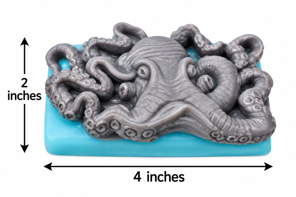 Octopus Soap:  Ocean and Beach themed soaps | Novelty Gift | Handmade Artisian Soap |