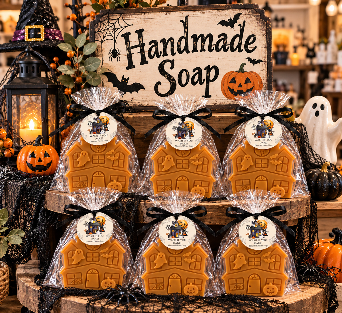 Spooky Haunted House Soap | Halloween themed soaps | Novelty Halloween Gift