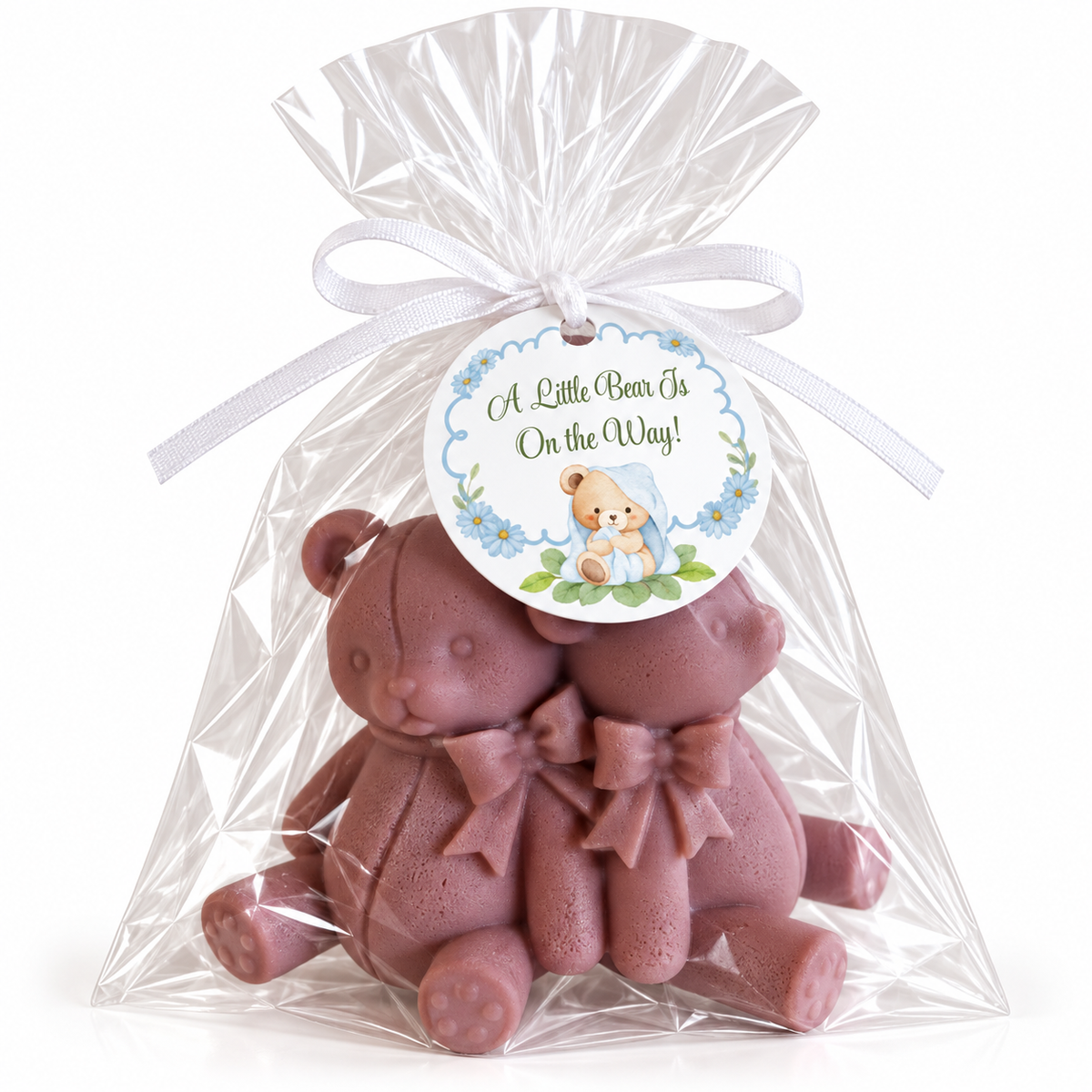 10 Bear Soap Baby Shower Favors | Party Favors | Baby Shower for a Boy | Handmade Novelty Soap