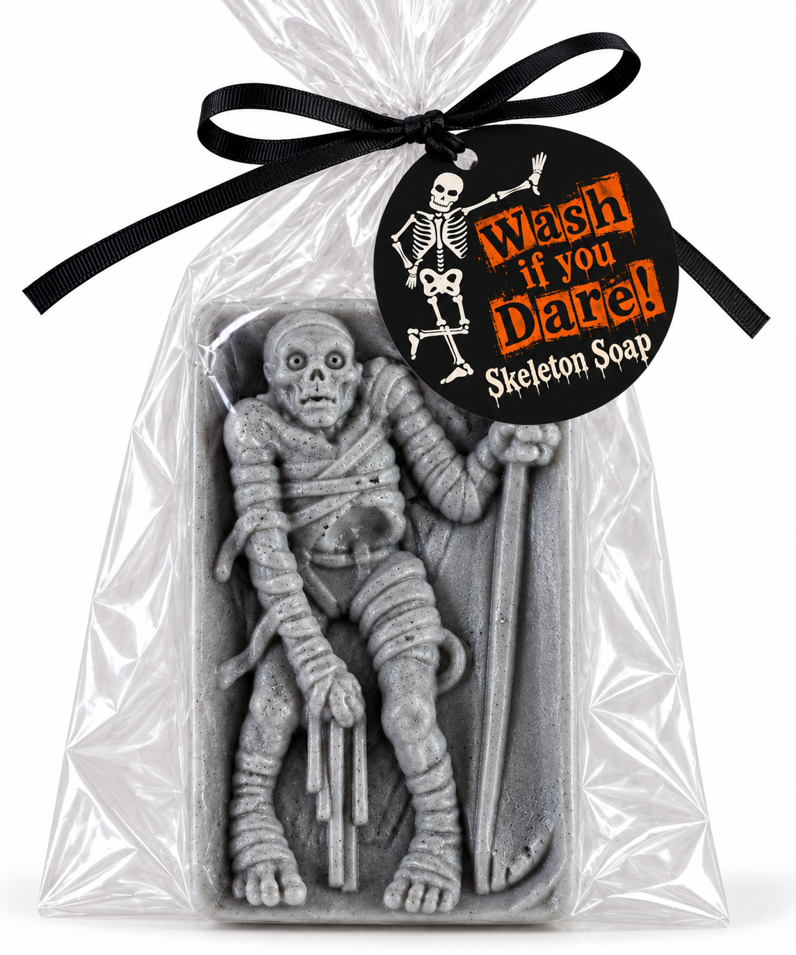 Skeleton Bar Soap – Halloween Novelty Soap | Spooky Gift & Party Favor | Halloween Decor