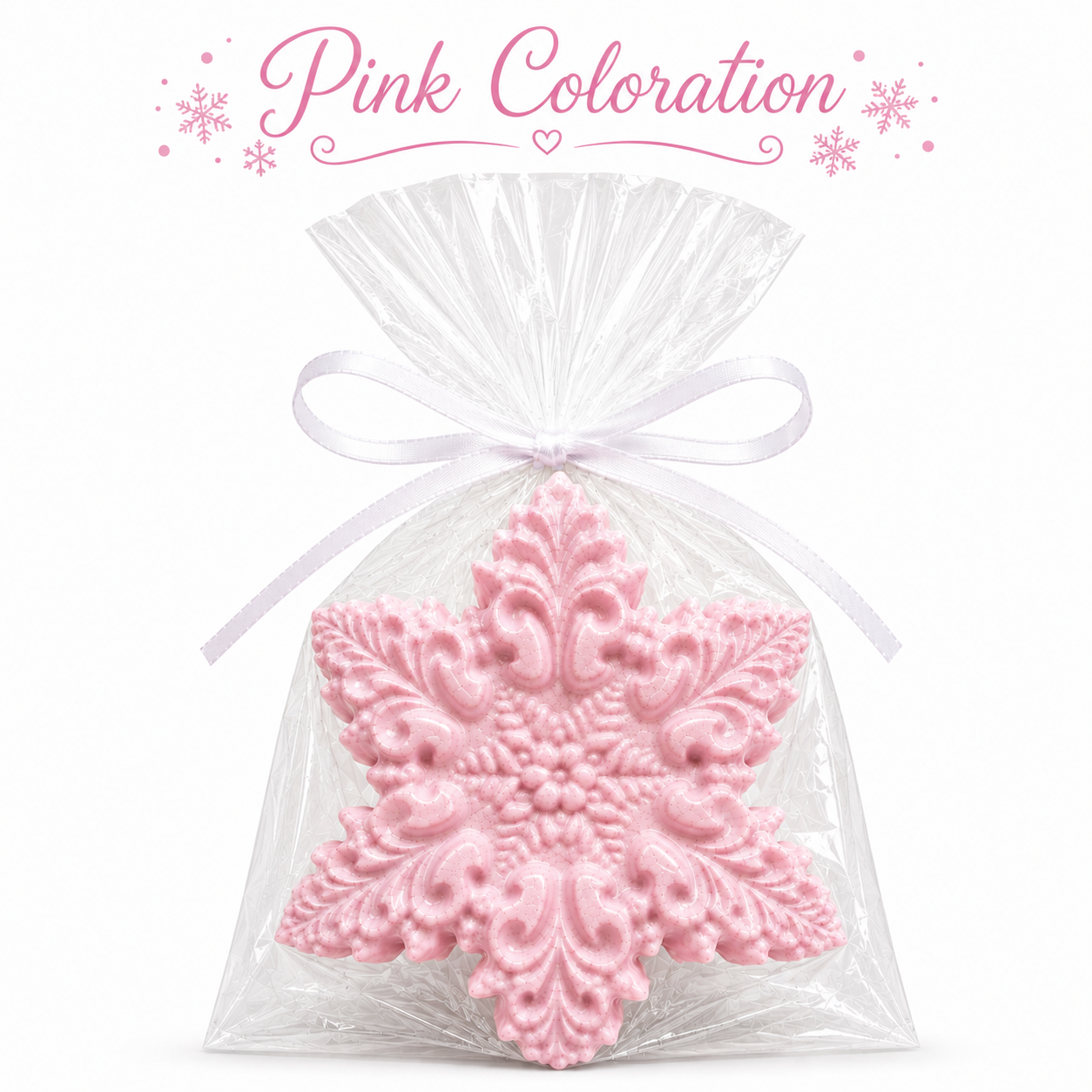 Snowflake Soap Party Favors –A little Snowflake is on the way Winter Novelty Gift | Set of 10