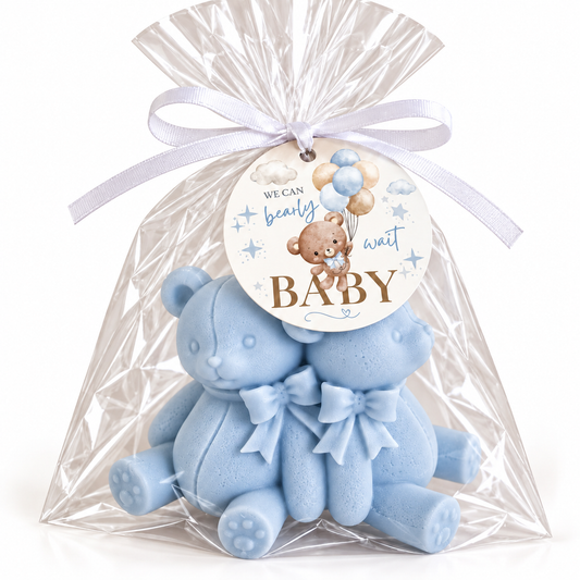 10 Bear Soap Baby Shower Favors | Party Favors | Baby Shower for a Boy | Handmade Novelty Soap