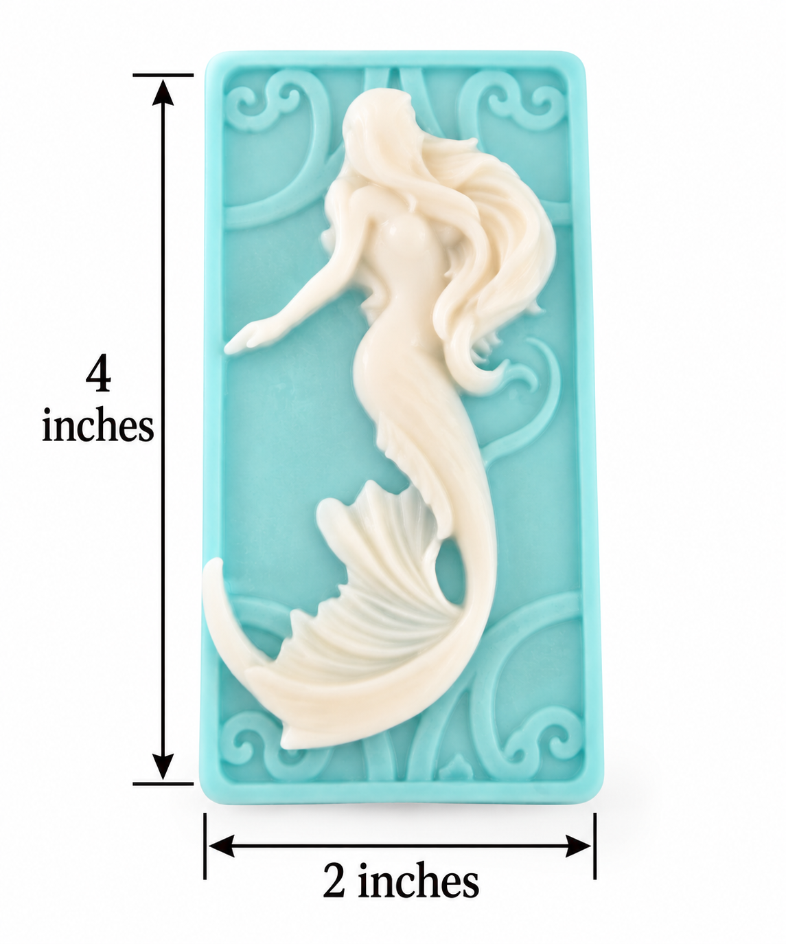 Mermaid Soap Party Favors –Personalized White Label | Beach Novelty Gift | Set of 10