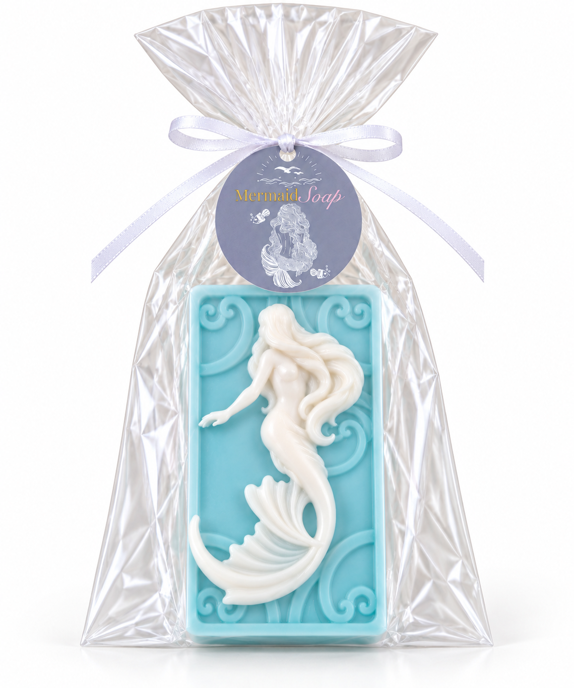 Mermaid Bar of Soap | Handcrafted Artisian Soap |Mermaid theme | Novelty Gift