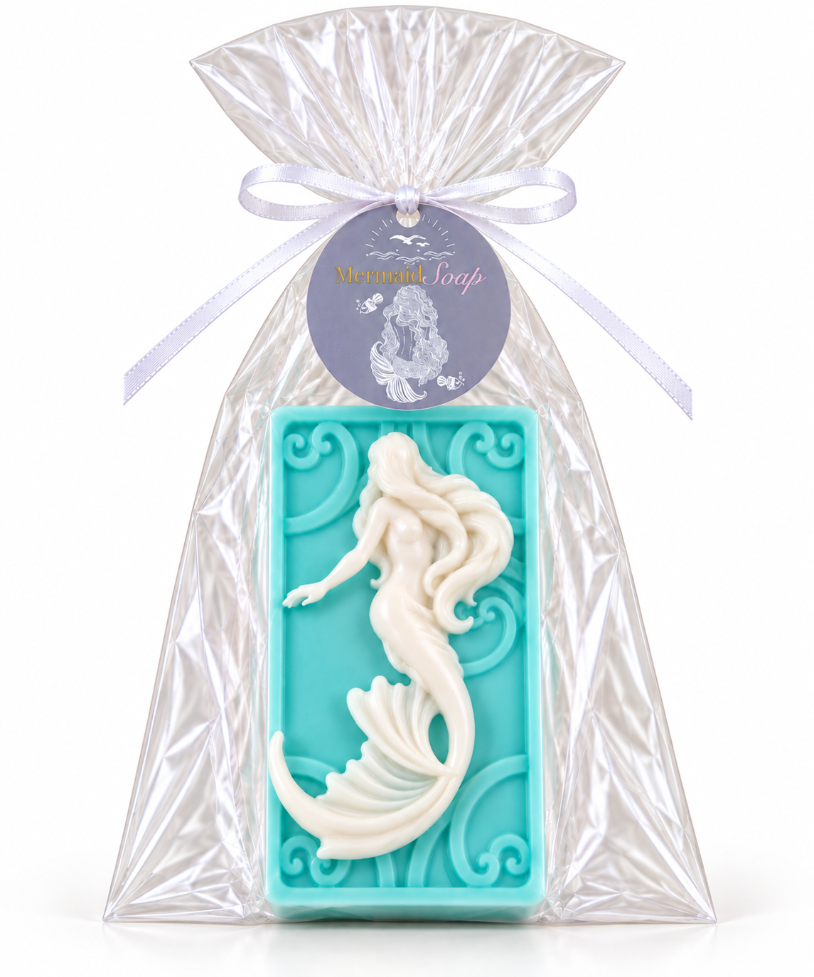 Mermaid Bar of Soap | Handcrafted Artisian Soap |Mermaid theme | Novelty Gift