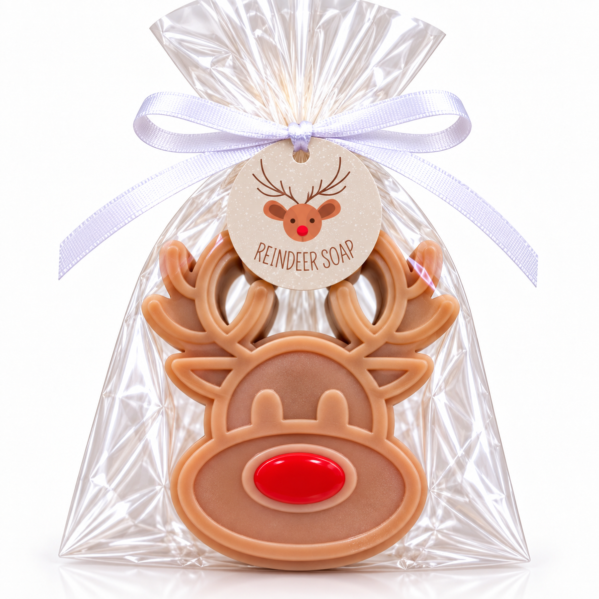 Reindeer Bar of Soap | Stocking Stuffer | Christmas and Holiday Gift | Teacher Gift | Novelty Handcrafted Soap (Copy) (Copy)