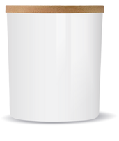 Beach Scented Soy Candle | Fresh & Coastal  Scent |l Home Fragrance | 10 oz White Jar with Bamboo Lid