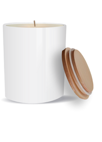 Beach Scented Soy Candle | Fresh & Coastal  Scent |l Home Fragrance | 10 oz White Jar with Bamboo Lid