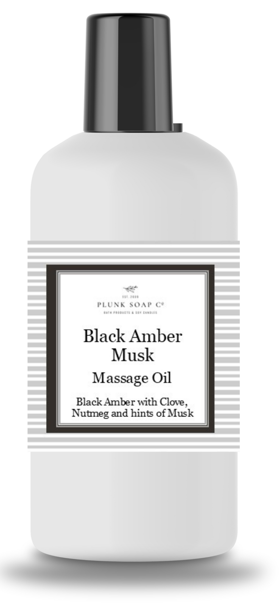 Black Amber Musk Scented Massage Oil