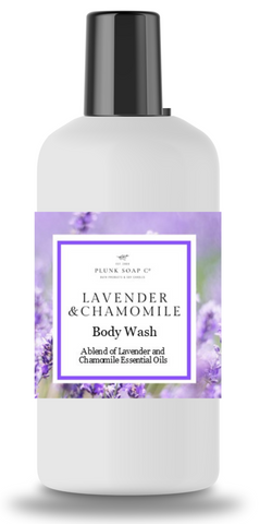 Lavender and Chamomile Body Wash and Shower Gel