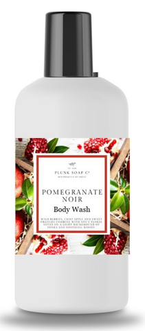 Pomegranate Noir scented body wash