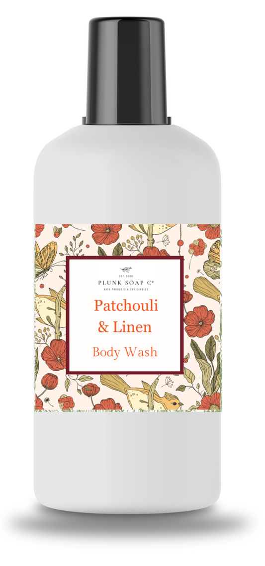 Patchouli and Linen Scented Body Wash