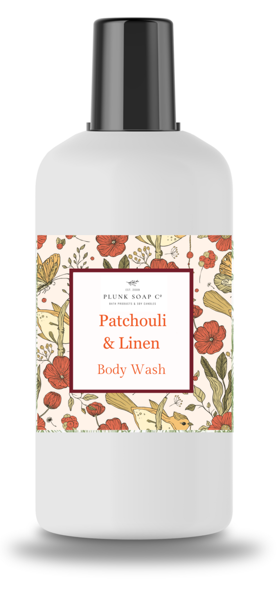 Patchouli and Linen Scented Body Wash