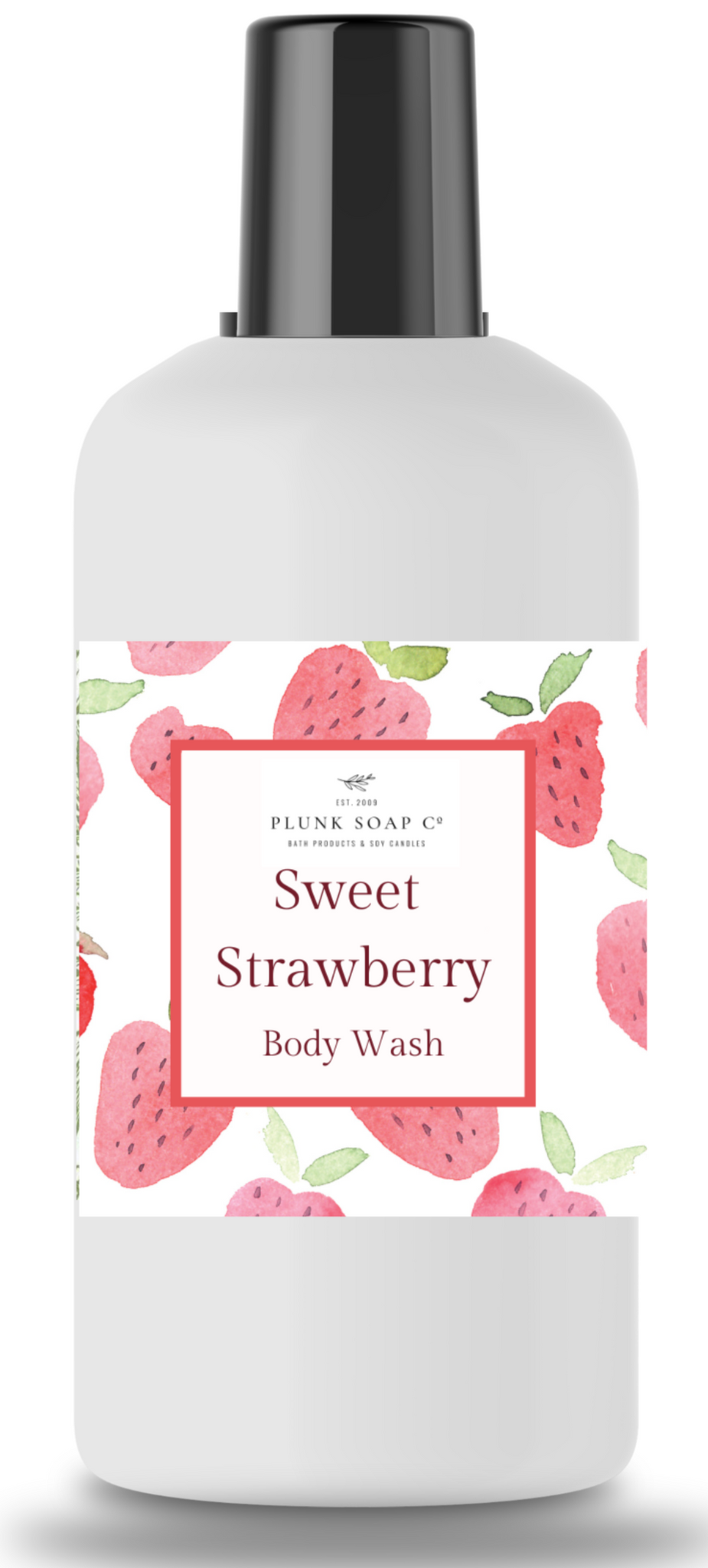 Strawberry scented body wash