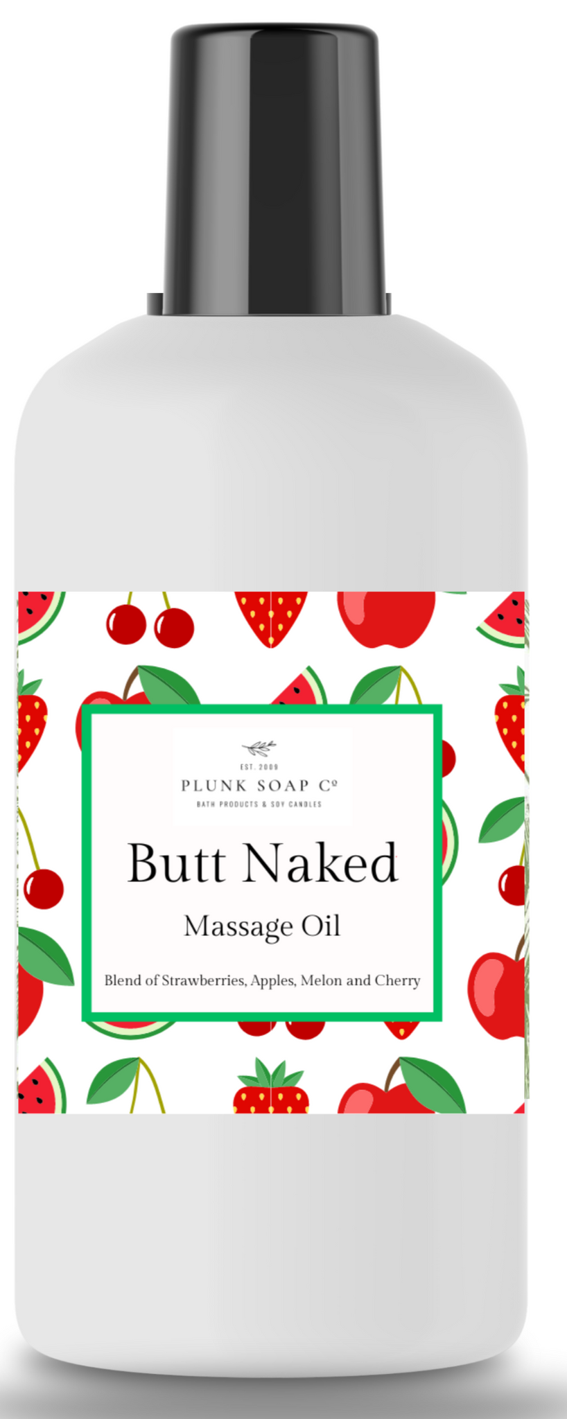 Butt Naked scented massage oil