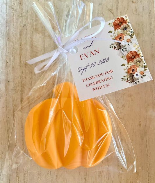 10 Pumpkin Soap Favors