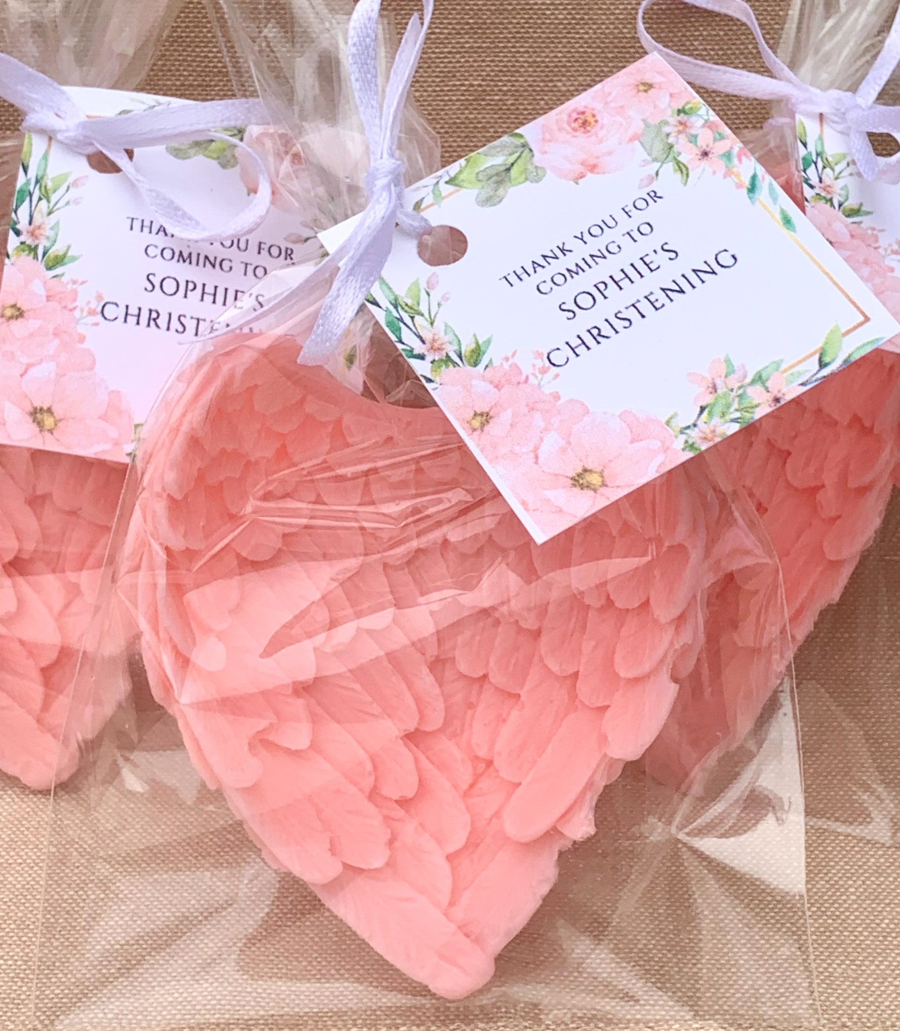 Angel Wing Soap Favors