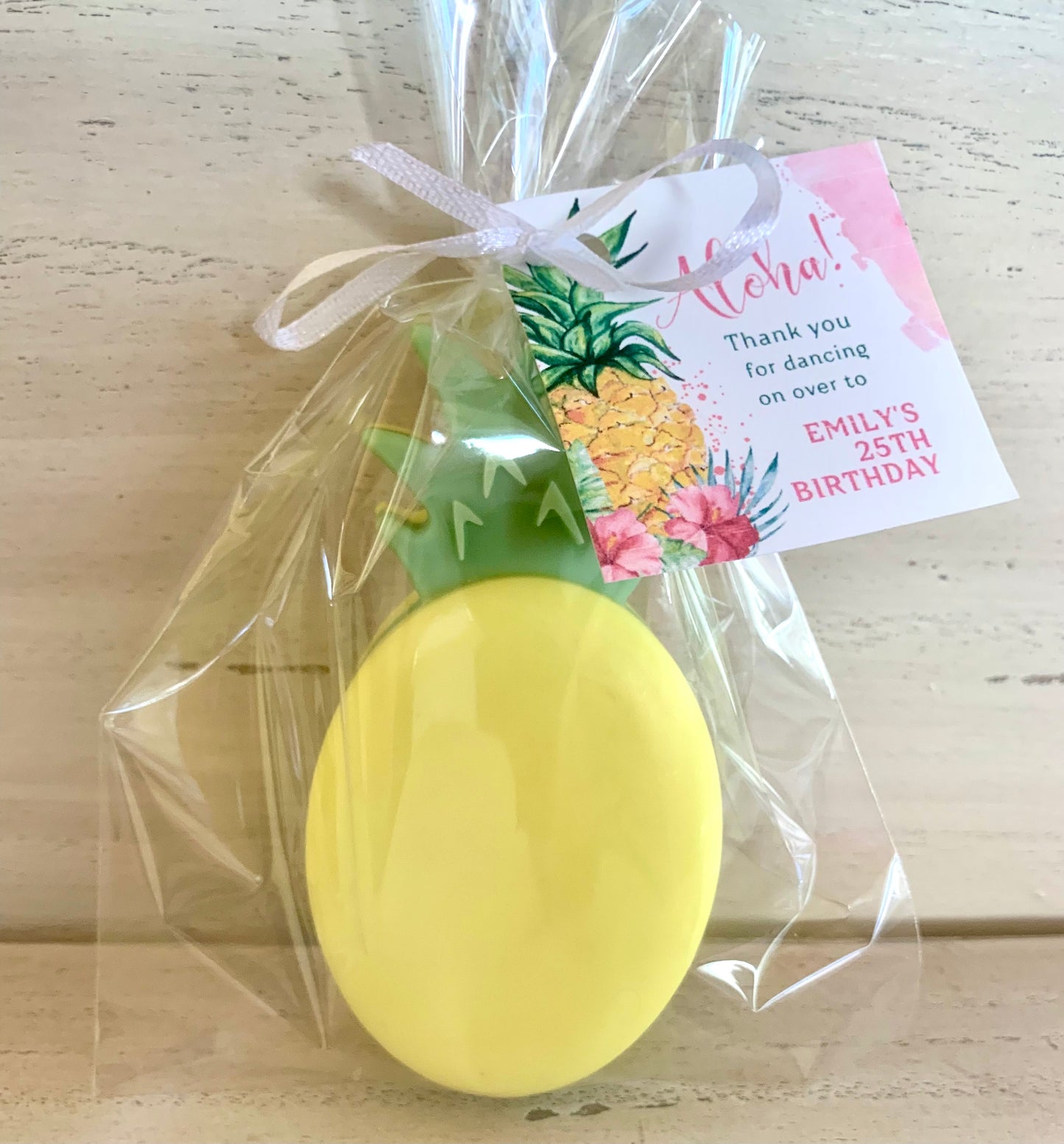 Pineapple soap favors