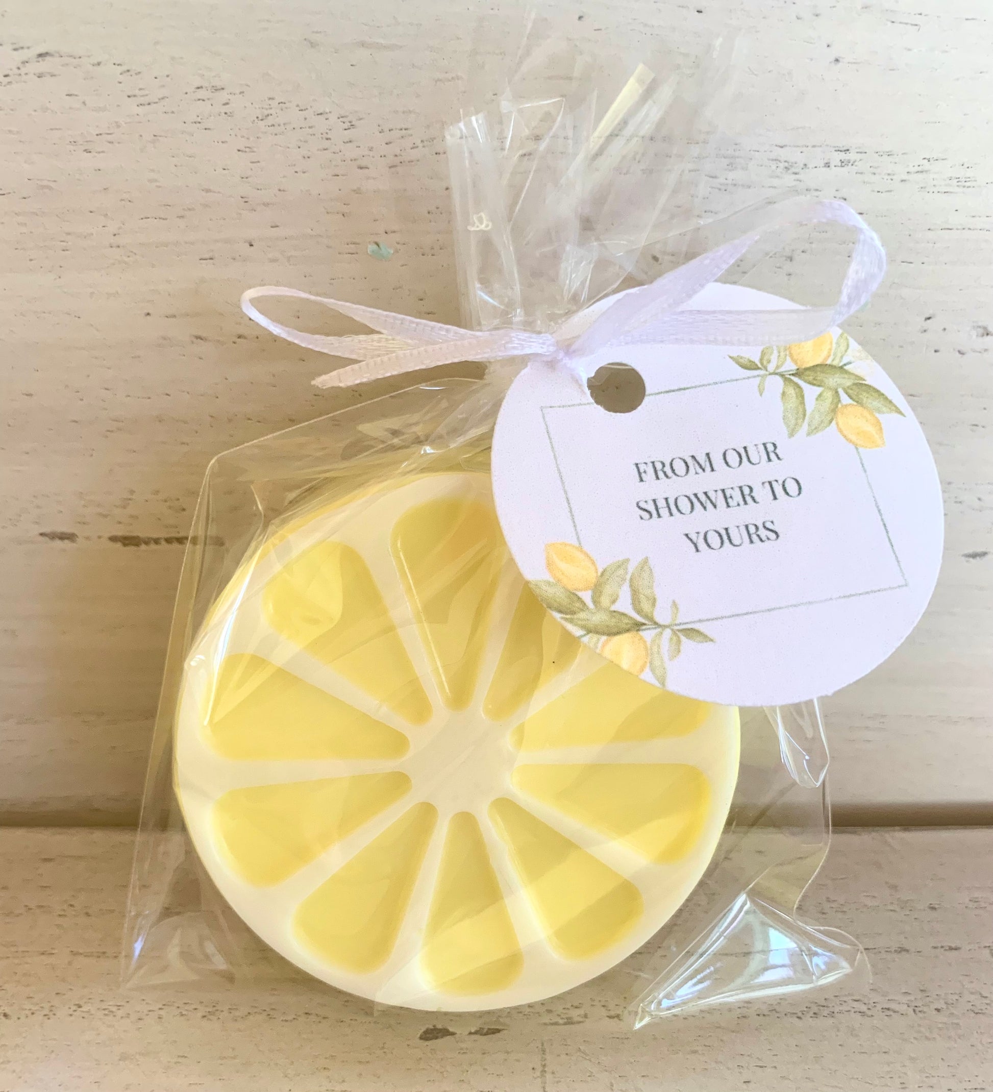 Lemon Soap favors