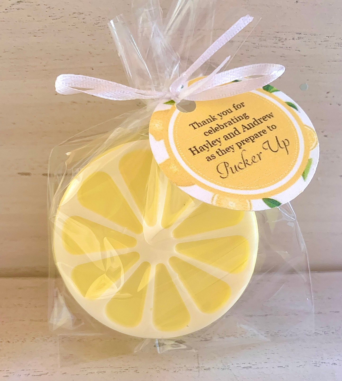 Lemon Soap Favors