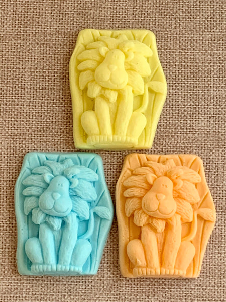 10 Lion Soap Party Favors: FREE SHIPPING