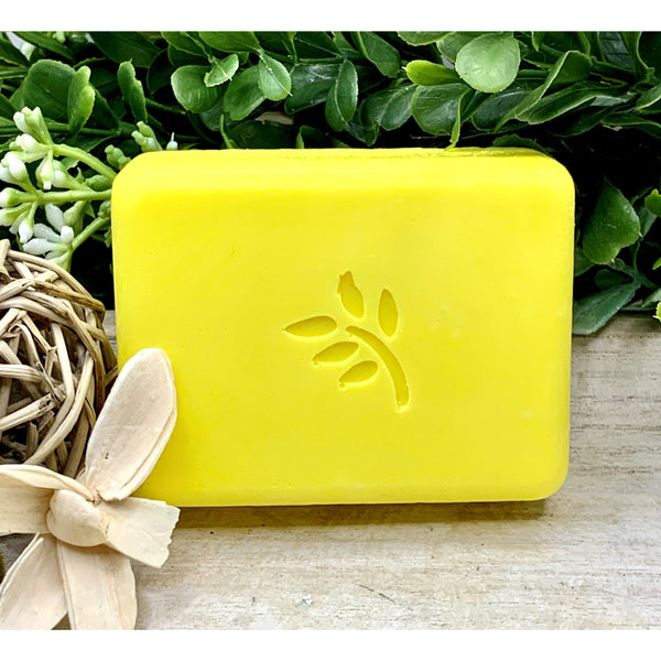 Lemon Scented Artisian Bar of Soap with Shea Butter, Mango Butter and Coco Butter Blend