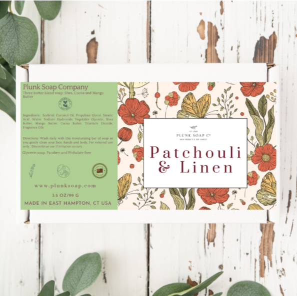 Patchouli and Linen Bar of Soap
