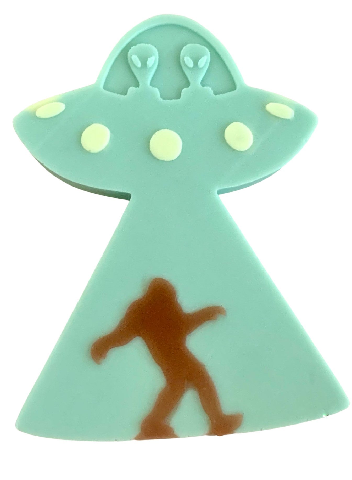 Aliens capturing bigfoot soap