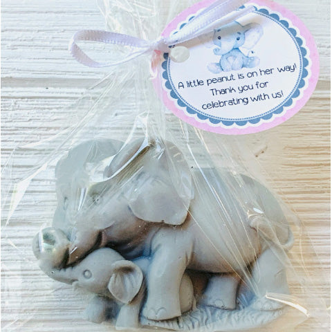 10 baby and mommy elephant party favors
