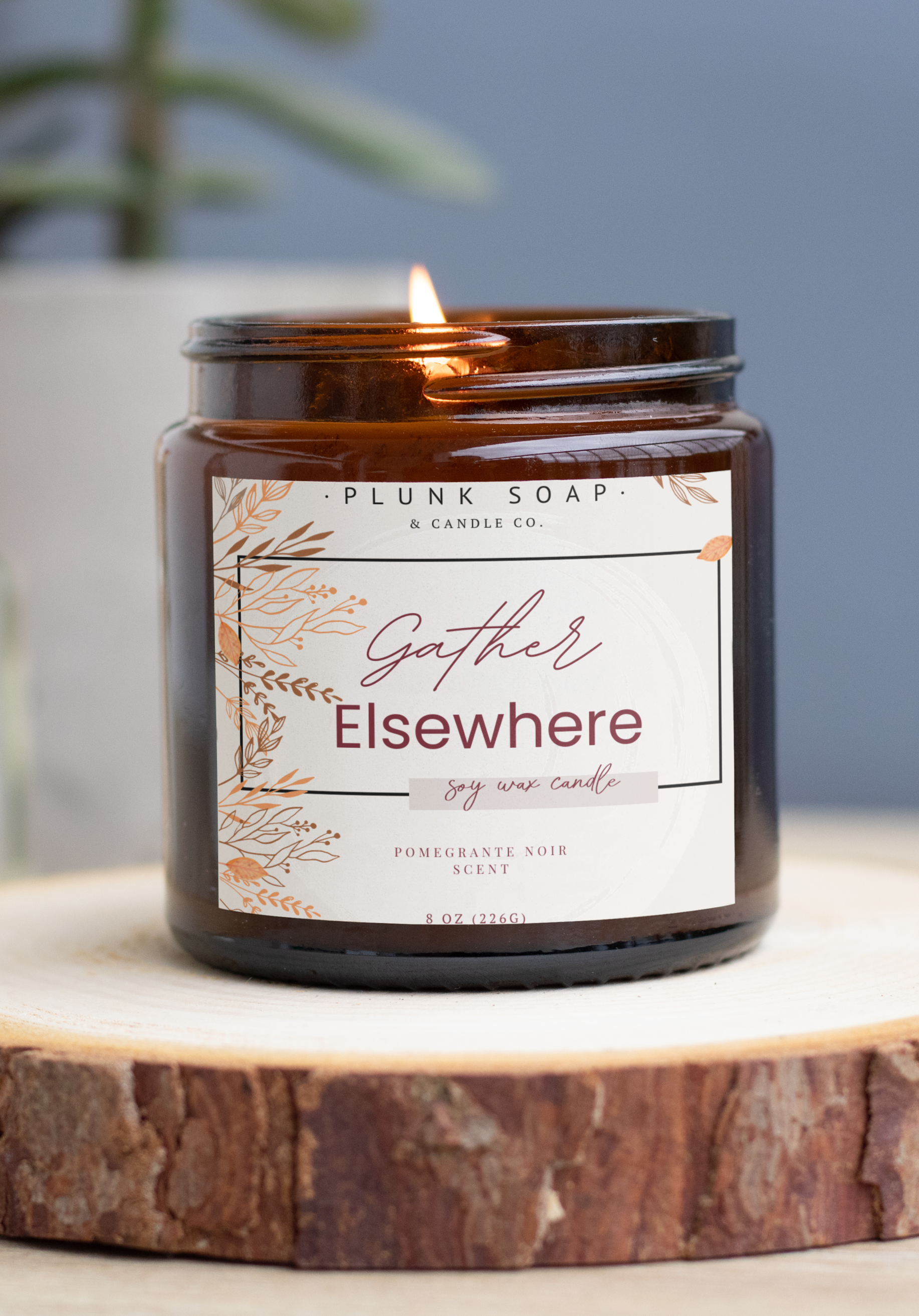 Gather Elsewhere Scented soy candle