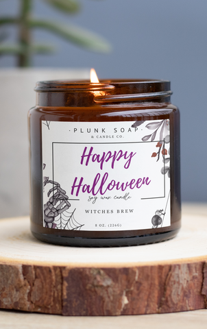 Happy Halloween Scented Soy Candle: FREE SHIPPING