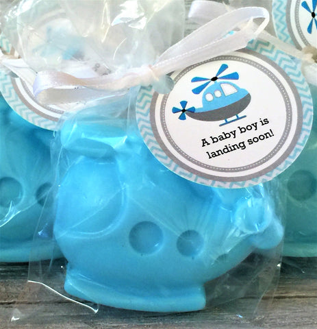 10 Helicopter Soap Party Favors: FREE SHIPPING