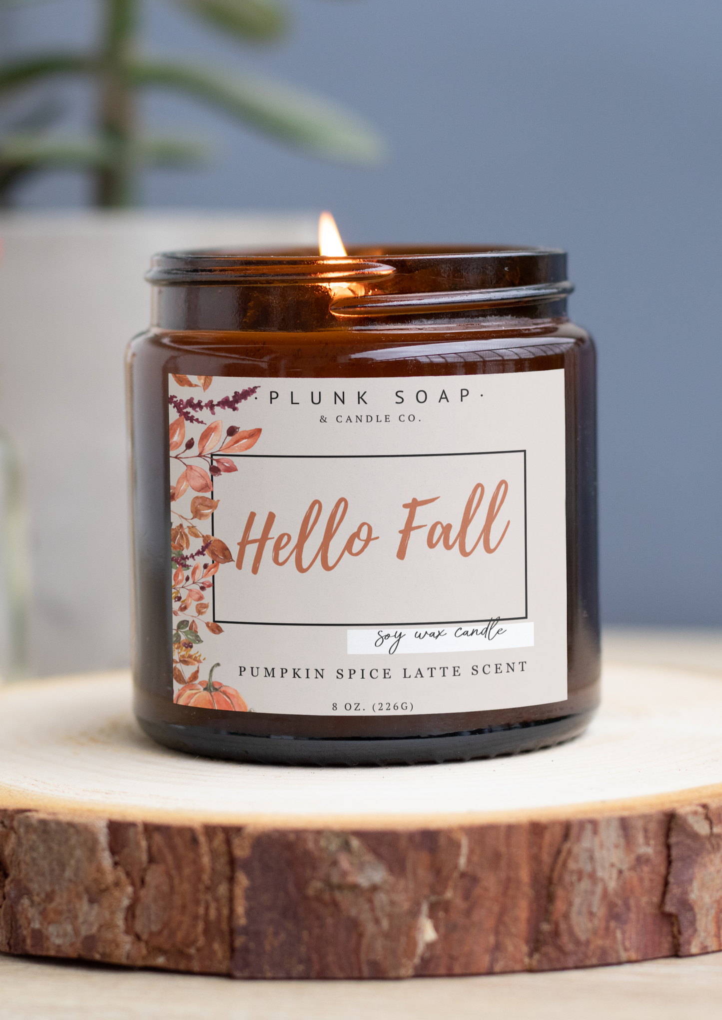 Hello Fall Scented Soy Candle