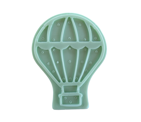 Bar of Plunk Soap Company hot air balloon soap with colorful balloon design, ideal for gifts, party favors, and travel-themed occasions.