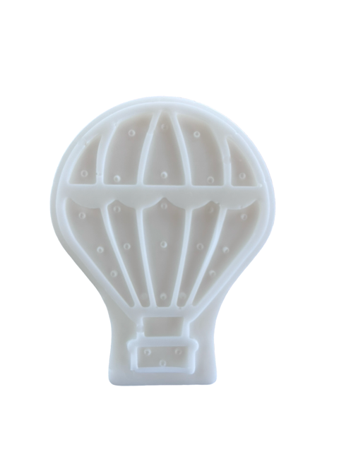 Bar of Hot Air Balloon Soap by Plunk Soap Company featuring a colorful hot air balloon design, ideal for gifts and party favors.