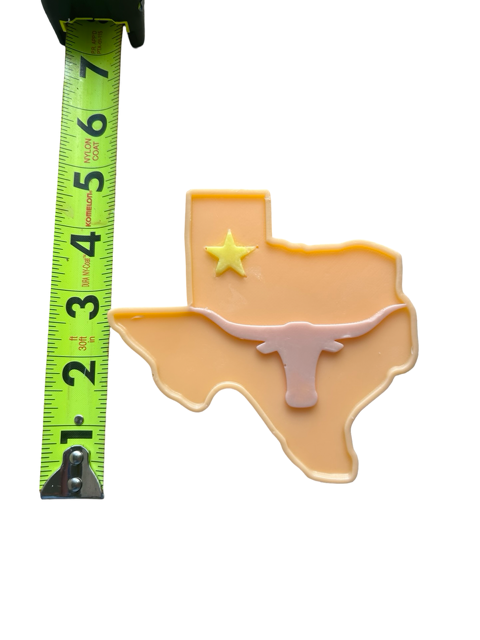 Texas State Soap with Longhorn and Star :  Western Theme