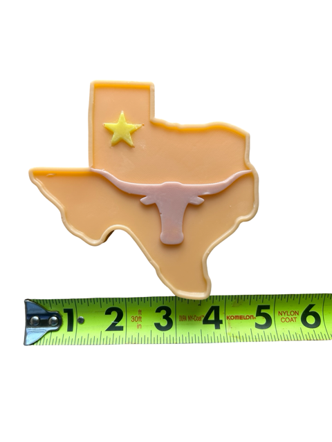 Texas State Soap with Longhorn and Star :  Western Theme