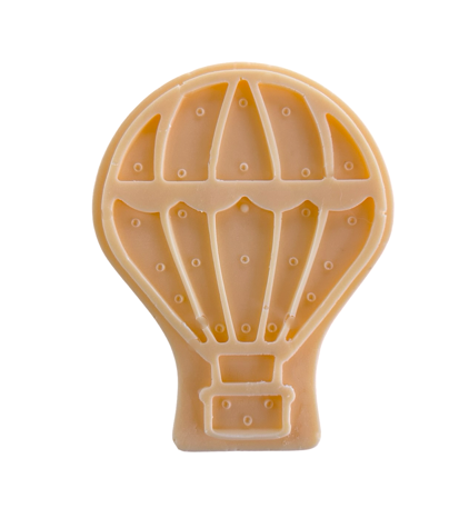 Bar of Plunk Soap Company Hot Air Balloon soap with travel-themed design, perfect for gifts and party favors.